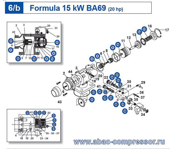 ����������� �������� ������ ����������� Abac Genesis (Formula) 15 ��� (BA69): 9056881, 9056815, 9618365, 9618317, 9618317